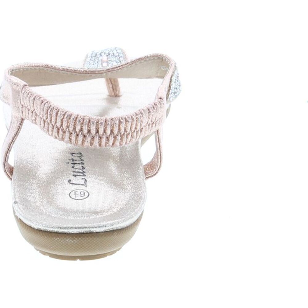 Lucita Crab-1820 Champagne Womens sandals 8 NEW - Picture 4 of 8